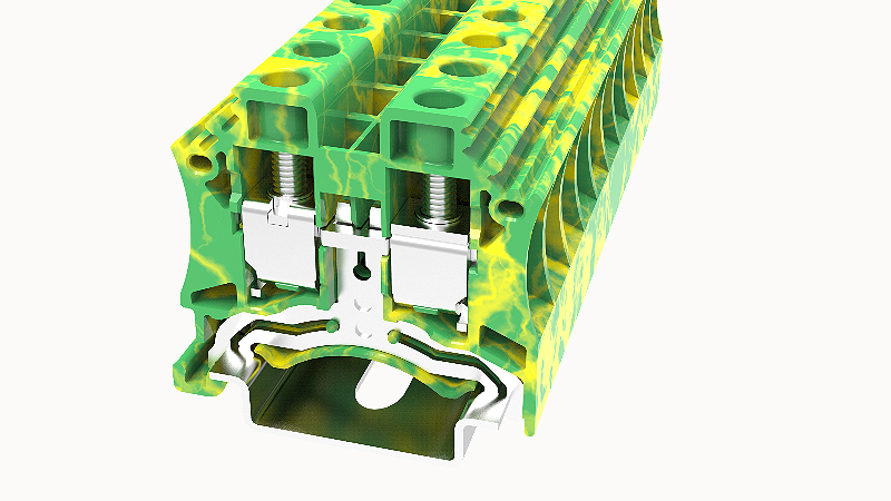 Заземляющая клемма DC10-PE-01P-1C-00Z(H)