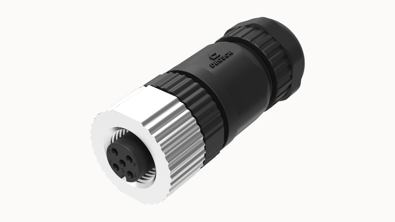 Розеточный разъем PB-M12A-04P-FF-SL7001