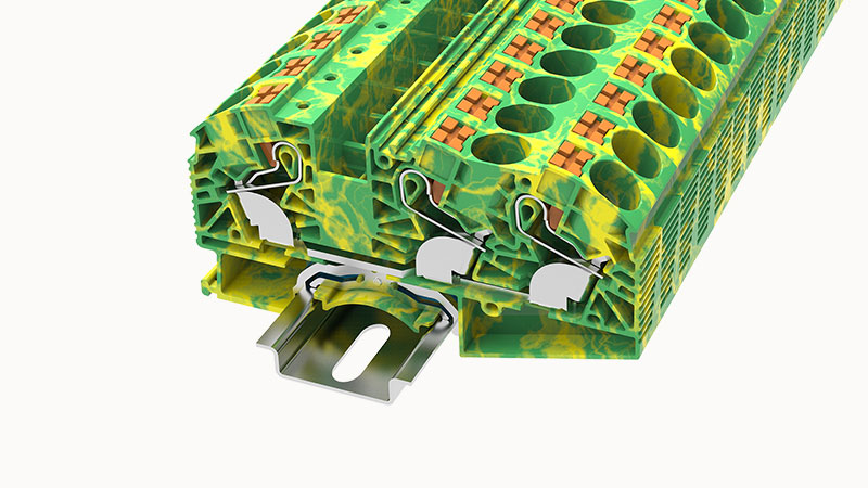 Заземляющая клемма DS16-TW-PE-01P-1C-00Z(H)