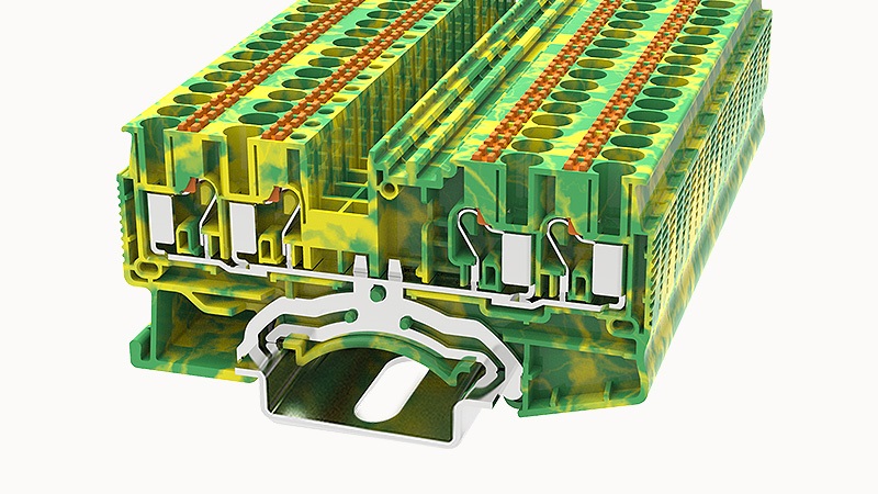 Заземляющая клемма DS2.5-QU-PE-01P-1C-00Z(H)