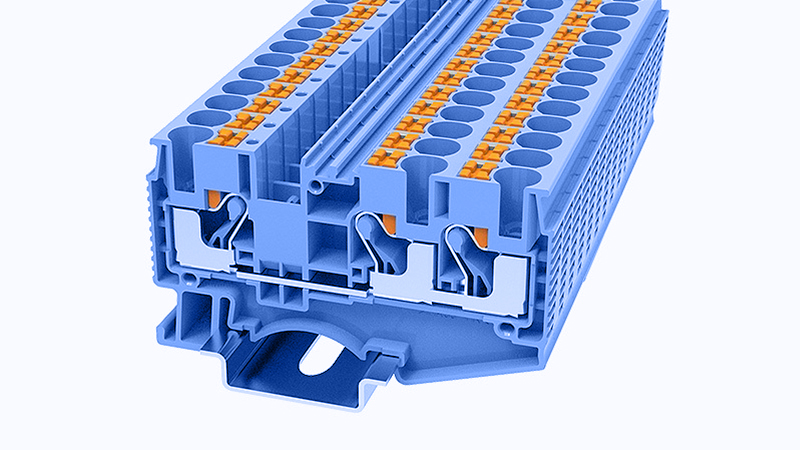 Клеммы с PUSH-IN фиксацией провода