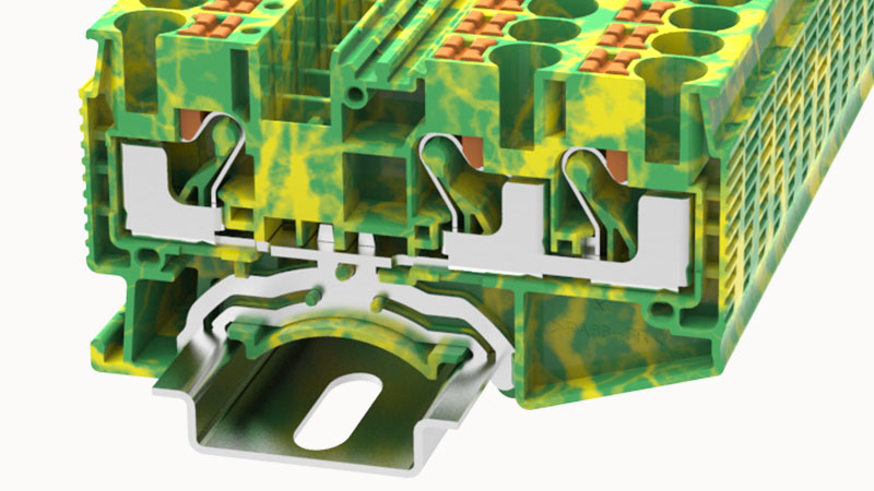 Заземляющая клемма DS6-TW-PE-01P-1C-00Z(H)