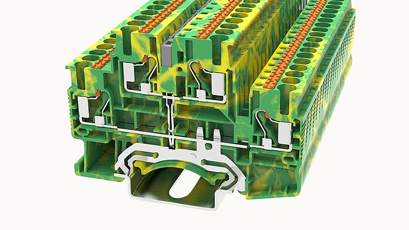 Заземляющая клемма DSKK2.5-PE-01P-1C-00Z(H)