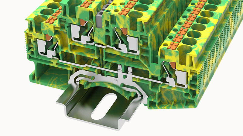 Заземляющая клемма DSKK4-PE-01P-1C-00Z(H)