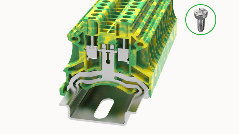 Заземляющая клемма DC2.5-PE-01P-1C-02Z(H)