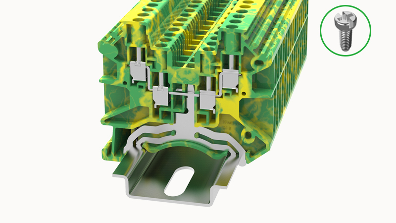 Заземляющая клемма DC2.5-QU-PE-01P-1C-00Z(H)