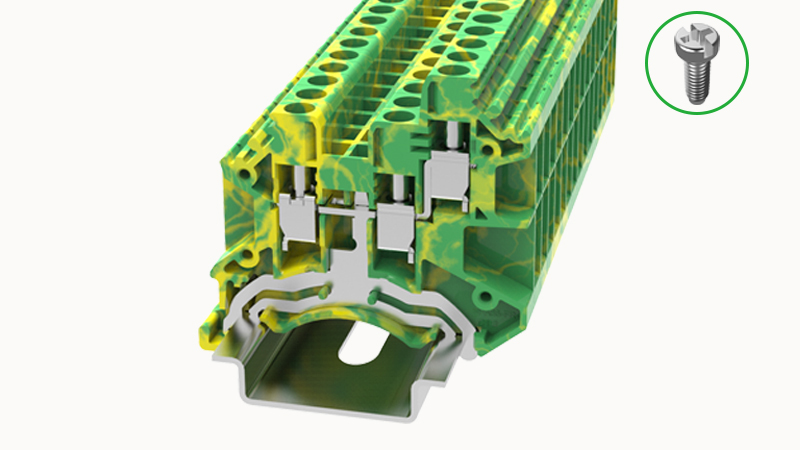 Заземляющая клемма DC4-TW-PE-01P-1C-00Z(H)
