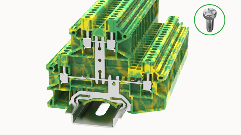 Заземляющая клемма DCKKB4-PE-01P-1C-02Z(H)