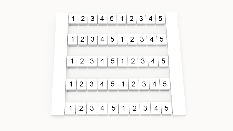 Маркировка (в кассетах) DEK5-50P-19-133Z(H)