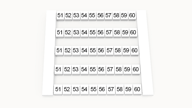 Маркировка (в кассетах) DEK5-50P-19-32Z(H)