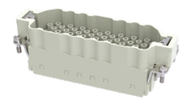 Контактные вставки для многополюсных разъемов