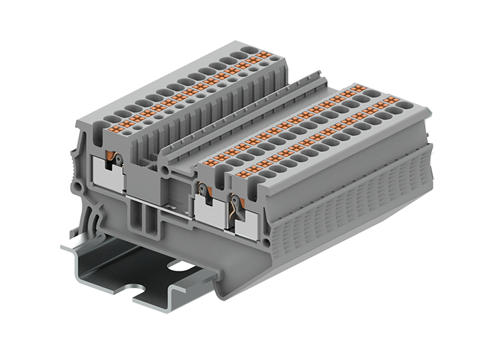 Проходная клемма TP1.5-3-GY