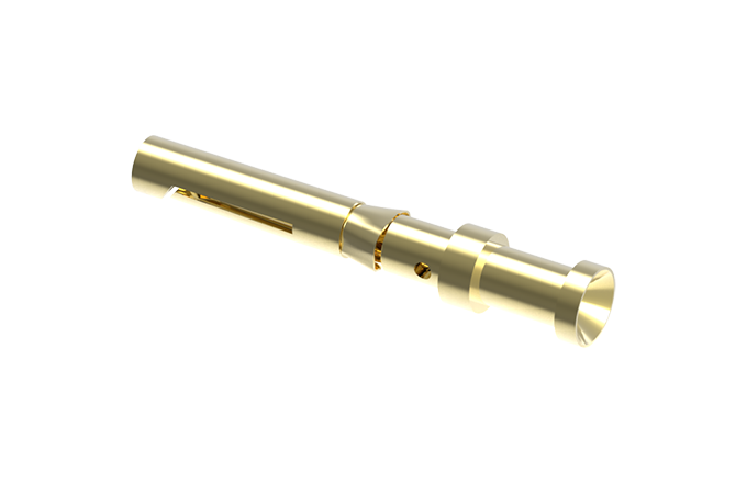 Розеточный обжимной контакт (Au) SCGF-010-1.5