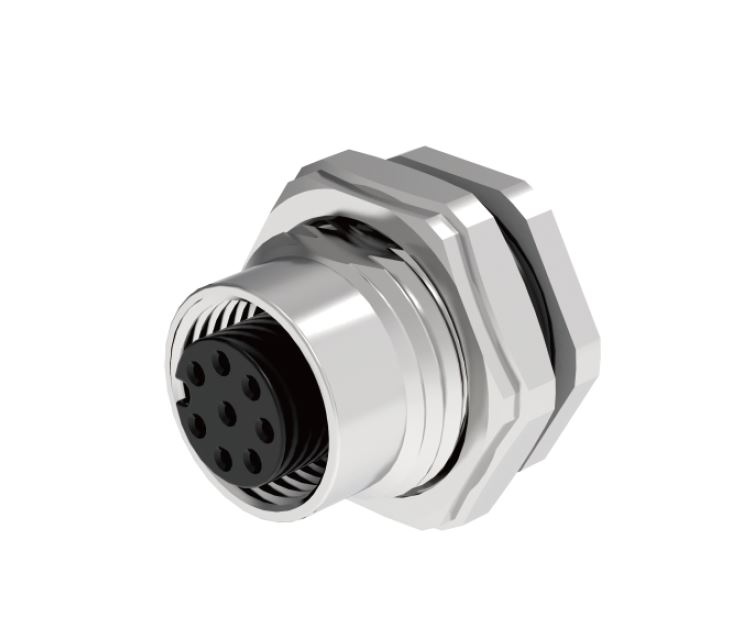 Розеточный разъем в панель M12A03C-FPBRHUS