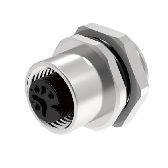 Розеточный разъем в панель M12A03C-FPSFHUR