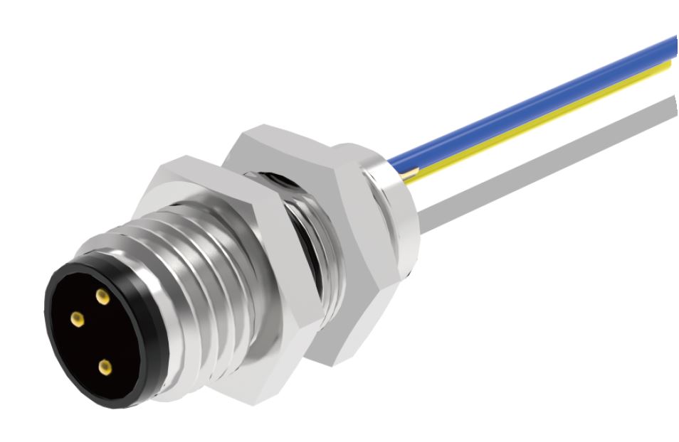 Вилочный разъем в панель M8A04C-MFHA-UC0.5