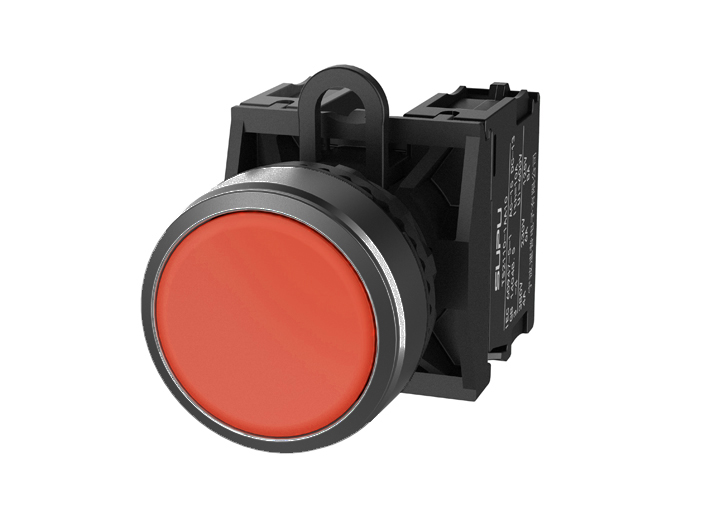 Кнопка плоская (красная) TS2010-0AM10