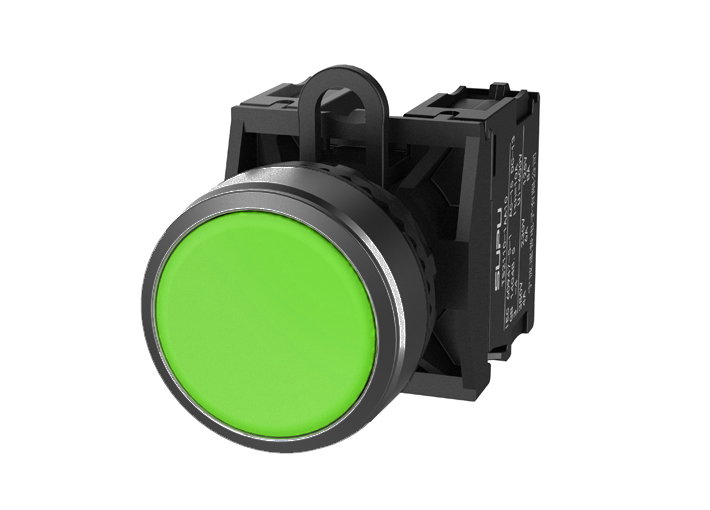 Кнопка плоская (зеленая) TS2010-0AM20