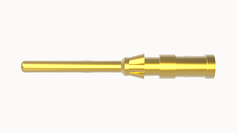 Вилочный обжимной контакт (Au) 10A-GM-1.0