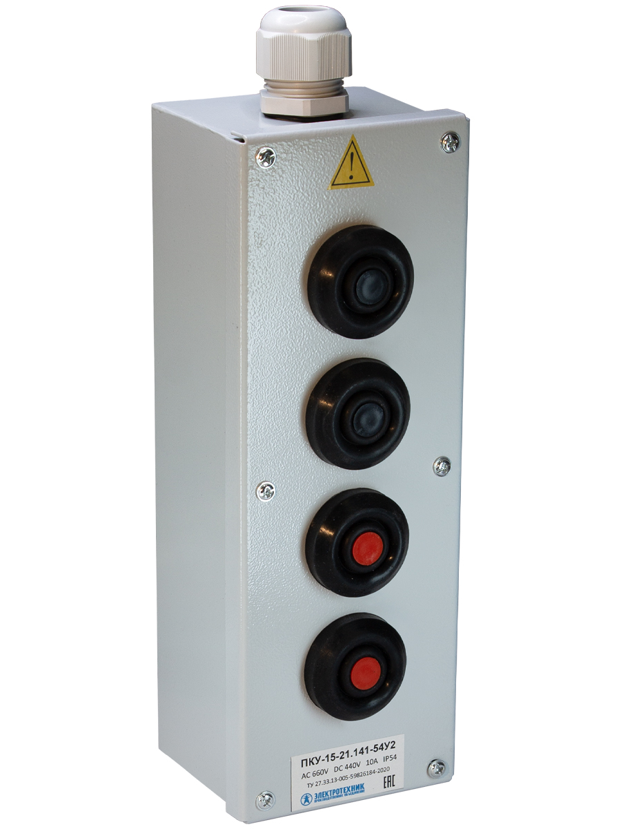 Посты кнопочные ПКУ-15-21 IP65 D30 ПРОФИ 