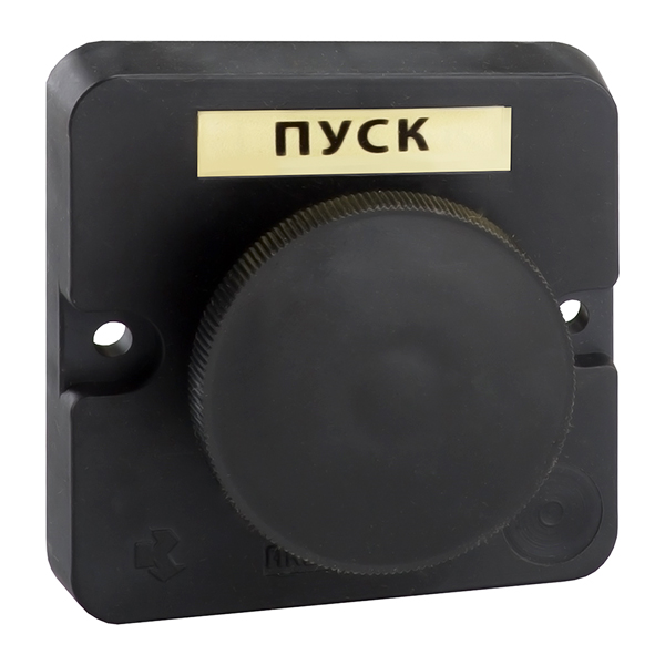 ПКЕ 112-1 У3, 10А, 660В, 1 элемент, чёрный гриб, в нишу, IP40, пост управления  (ЭТ)