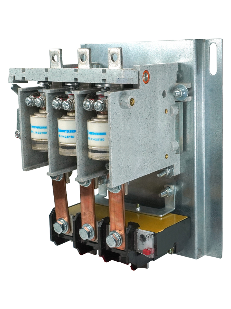 КВТ-1,14-2,5/160-3 У3-Р, 3п, 160А,220В AC/DC, 4з+3р, нереверсивный, реле РТТ326 136-160А, IP00  (ЭТ)