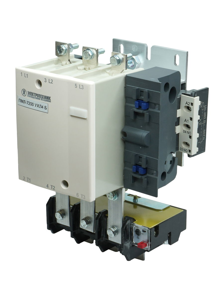 ПМЛ-7200 УХЛ4 Б, 220В, 1з, 250А, нереверсивный, с реле РТТ327 221-260А, IP00  (ЭТ)