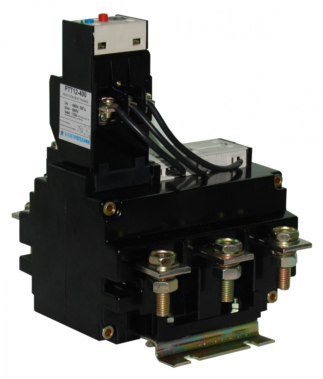 РТТ12-630 420-630А УХЛ4, 660В/50Гц, 1з+1р, автоматический и ручной возврат, IP00  (ЭТ)