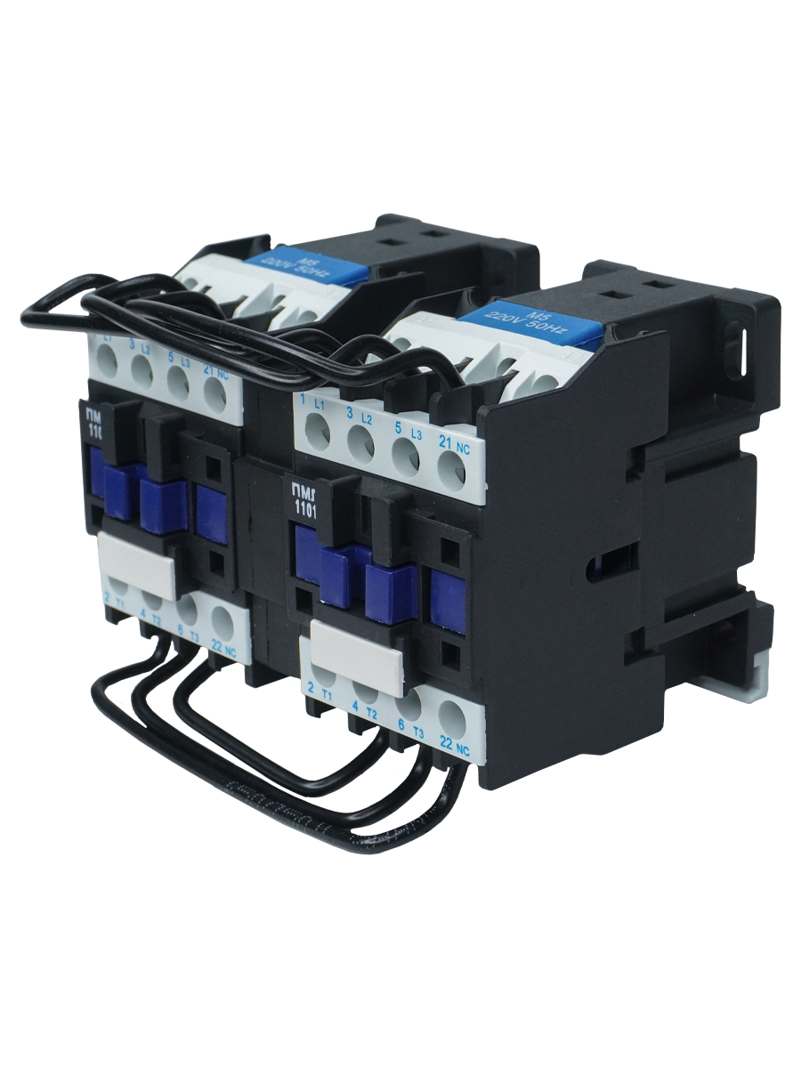 ПМЛ-1501 УХЛ4 Б, 220В, 2р, 10А, реверсивный, без реле, IP00  (ЭТ)