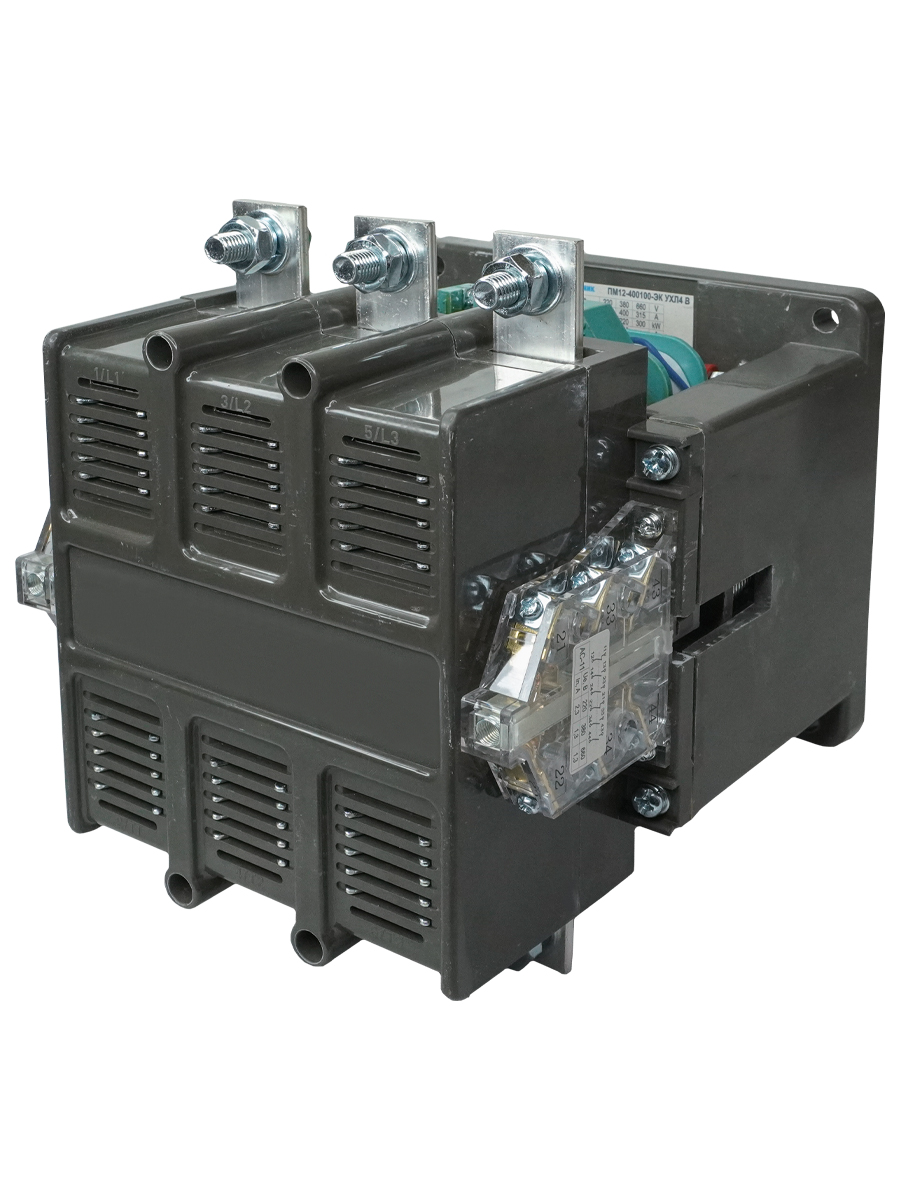 ПМ12-500100 УХЛ4 В, 220В, 4з+2р, 500А, нереверсивный, без реле, IP00  (ЭТ)