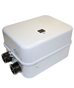 ПМ12-063211 У2 В, 220В, 2з+2р, 63А, нереверс., с реле 53,5-63,0А, в корпусе IP54, с кнопкой R  (ЭТ)