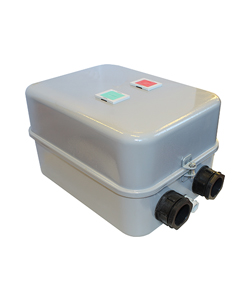 ПМ12-040120 У2 В, 220В, 1з, 40А, нереверс., б/реле, в корпусе IP54, с кнопками ПУСК и СТОП  (ЭТ)