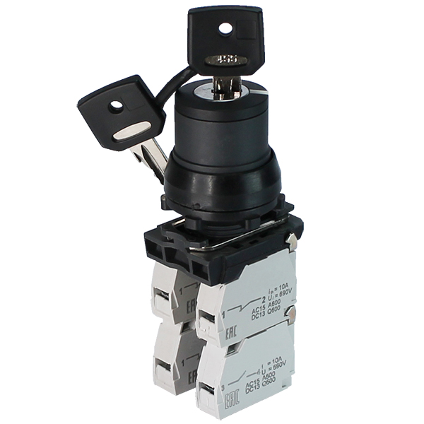 ПЕ-172 исп.1м,4з,10А,660В,замок на 2 положения 0 +90°(ключ в полож."вкл"не вынимается), IP40  (ЭТ)