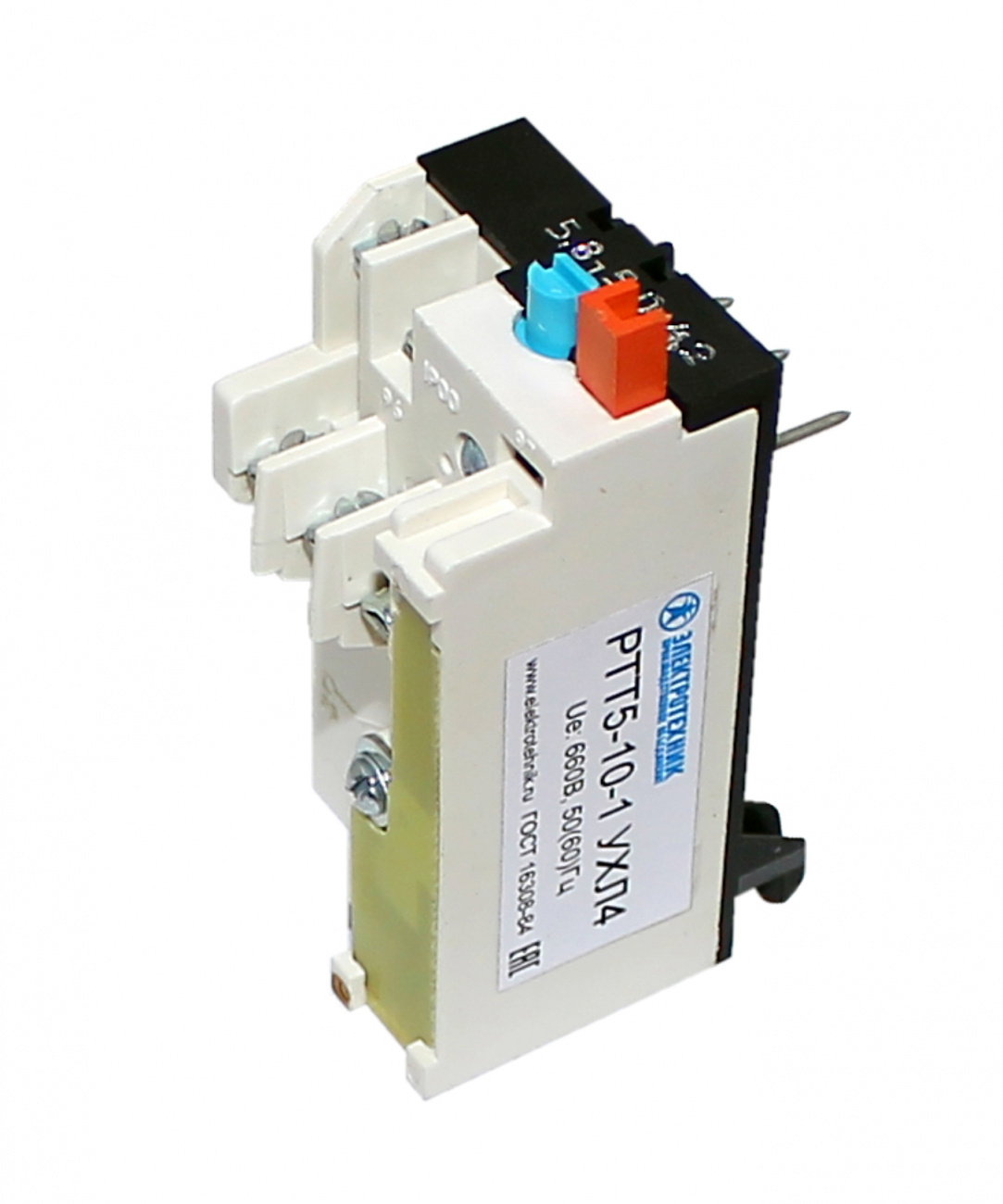  РТТ5-10-1 УХЛ4, 2,50А, 660В/50Гц, 1р, 2,10-2,90А, ручной возврат, IP00  (ЭТ)