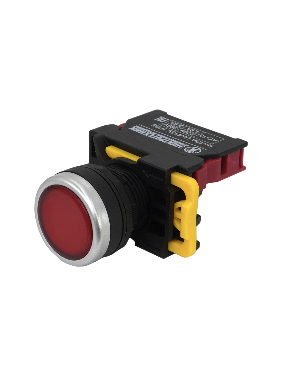 ВК22-EA42-65У1, красный, 1НЗ, цилиндр, d22мм, IP65  (ЭТ)