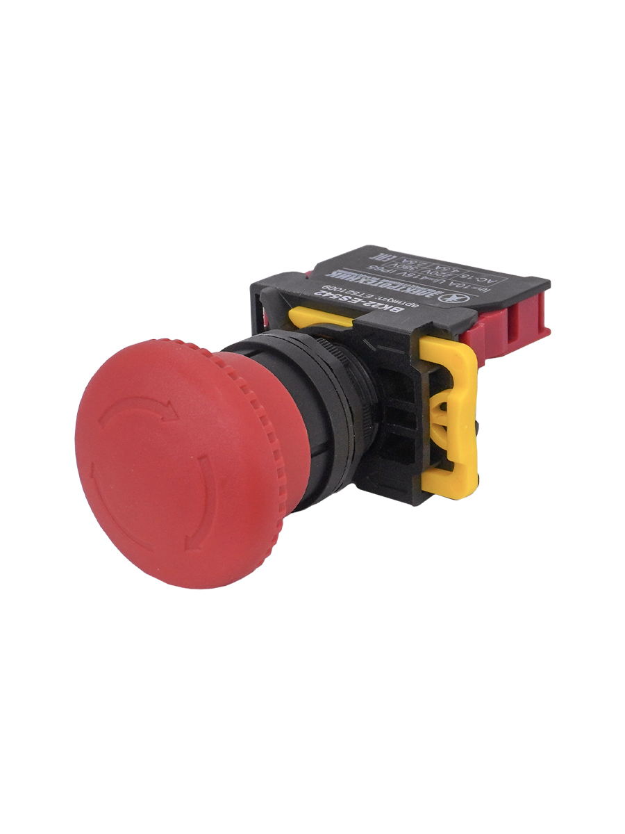ВК22-ES542-65У1, красный, 1НЗ, гриб с фиксацией 40мм, d22мм, IP65  (ЭТ)