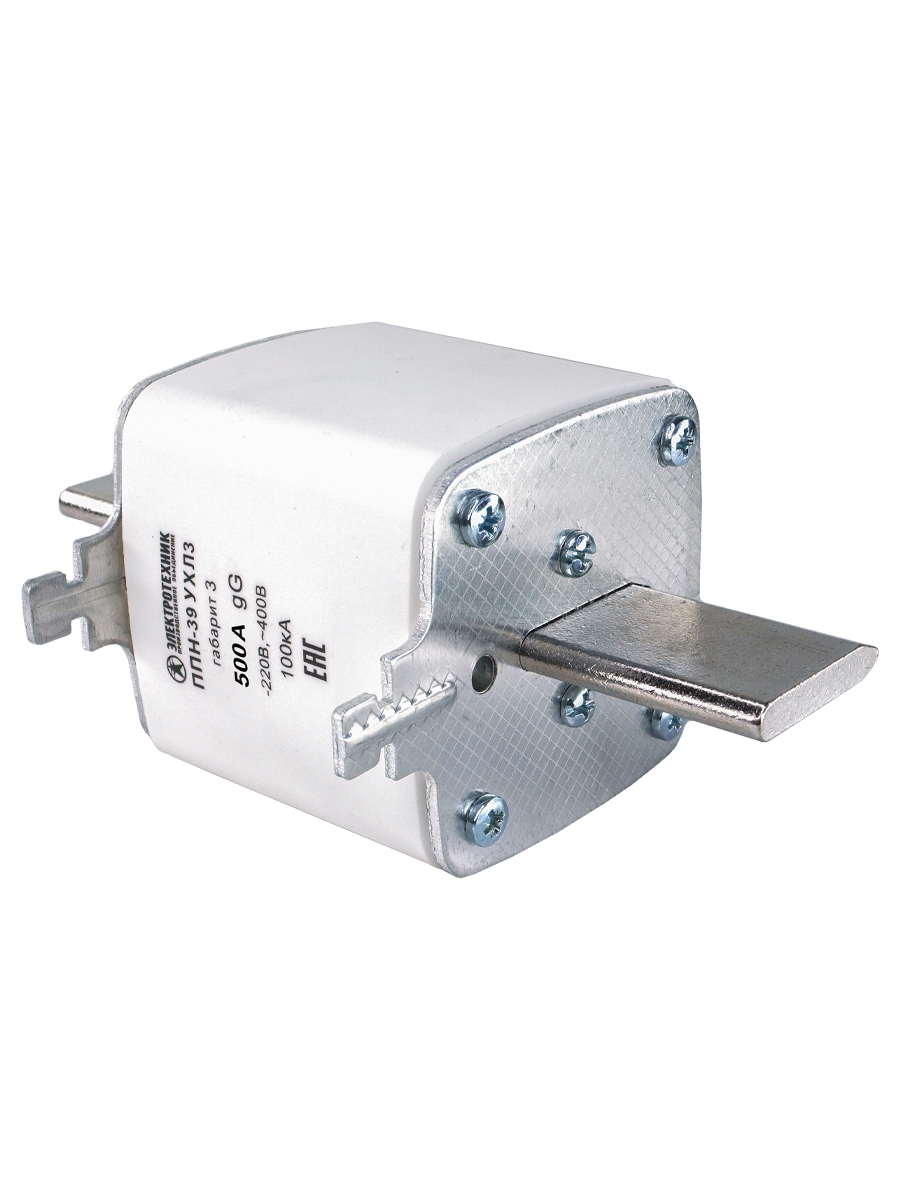 Плавкая вставка ППН-39 УХЛ3, 500А, габарит 3, IP00  (ЭТ)