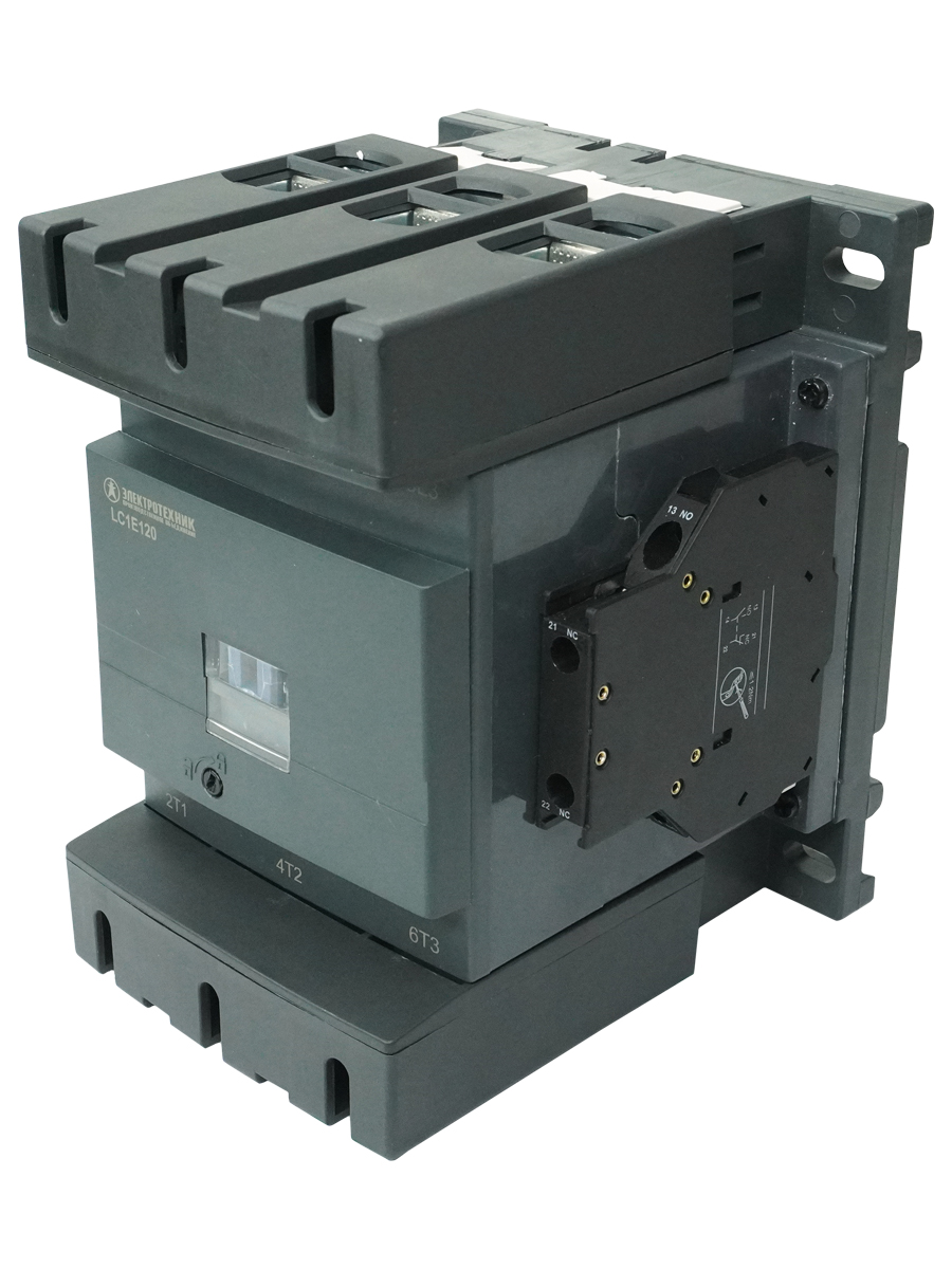 LC1E120E5, 3Р, 120А, 1НО+1НЗ, 48В/50Гц, контактор электромагнитный  (ЭТ)