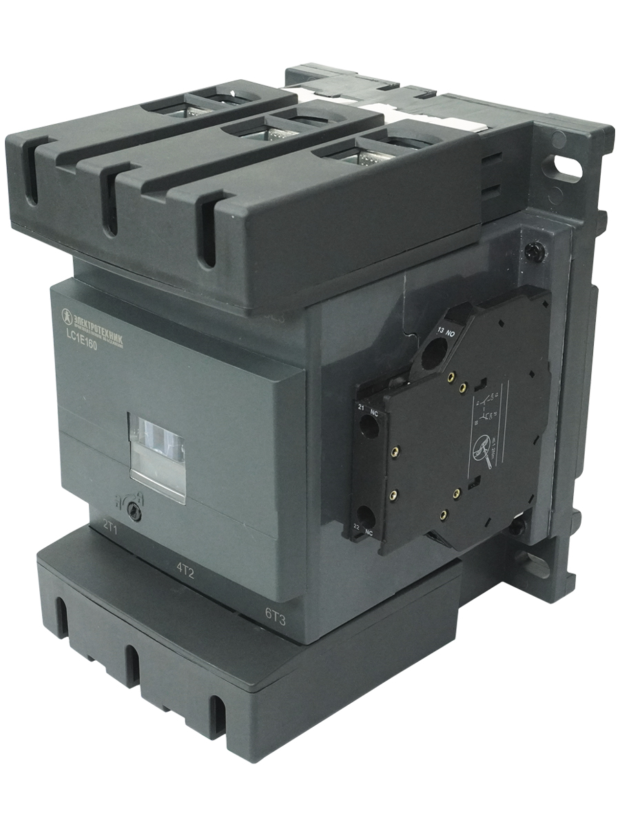 LC1E160M5, 3P, 160А, 1НО+1НЗ, 220В/50Гц, контактор электромагнитный  (ЭТ)