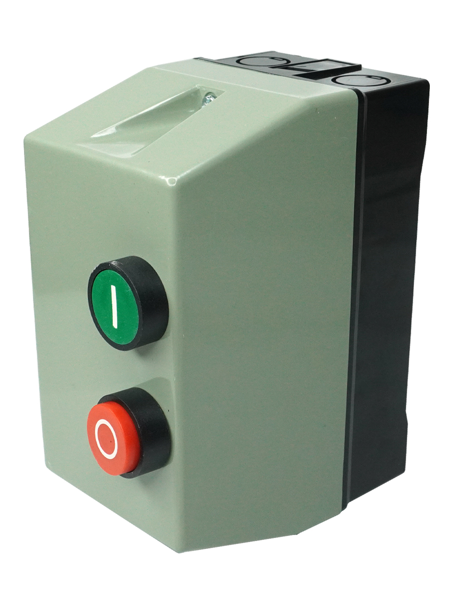 ПМЛ-1220 УХЛ4 Б, 380В, 1з, 10А, нереверс., с реле 5,5-8А, в корпусе IP54, с кнопками ПУСК+СТОП  (ЭТ)