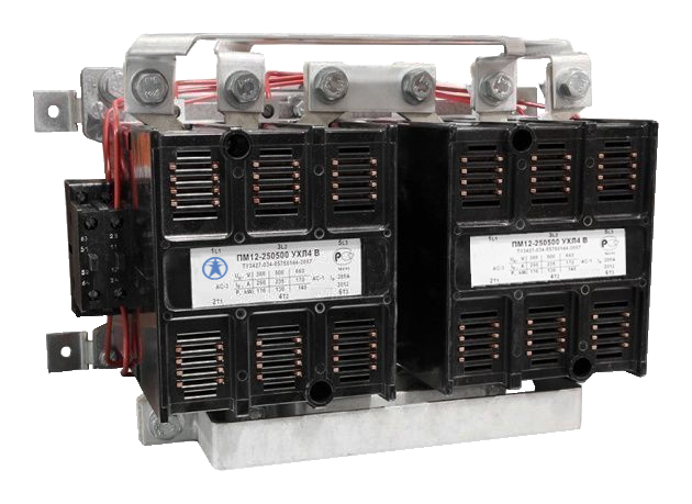 ПМ12-250500-ЭК УХЛ4 В, 220В, 8з+4р, 250А, реверсивный, без реле, IP00  (ЭТ)