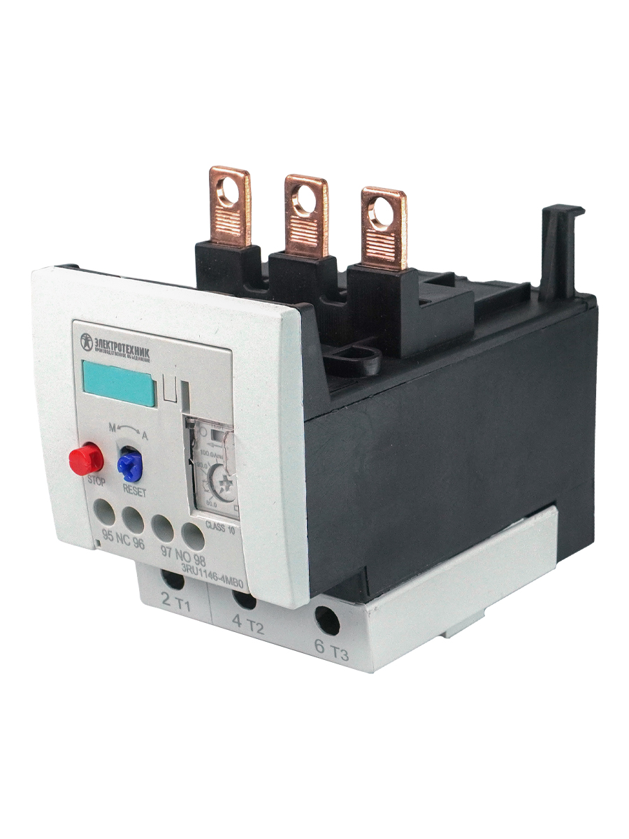 3RU1146-4FB0,3-пол.,18.5кВт,28...40А,1НО+1НЗ,типоразмер S3,ручн./автомат.сброс,винт.клеммы,IP20 (ЭТ)