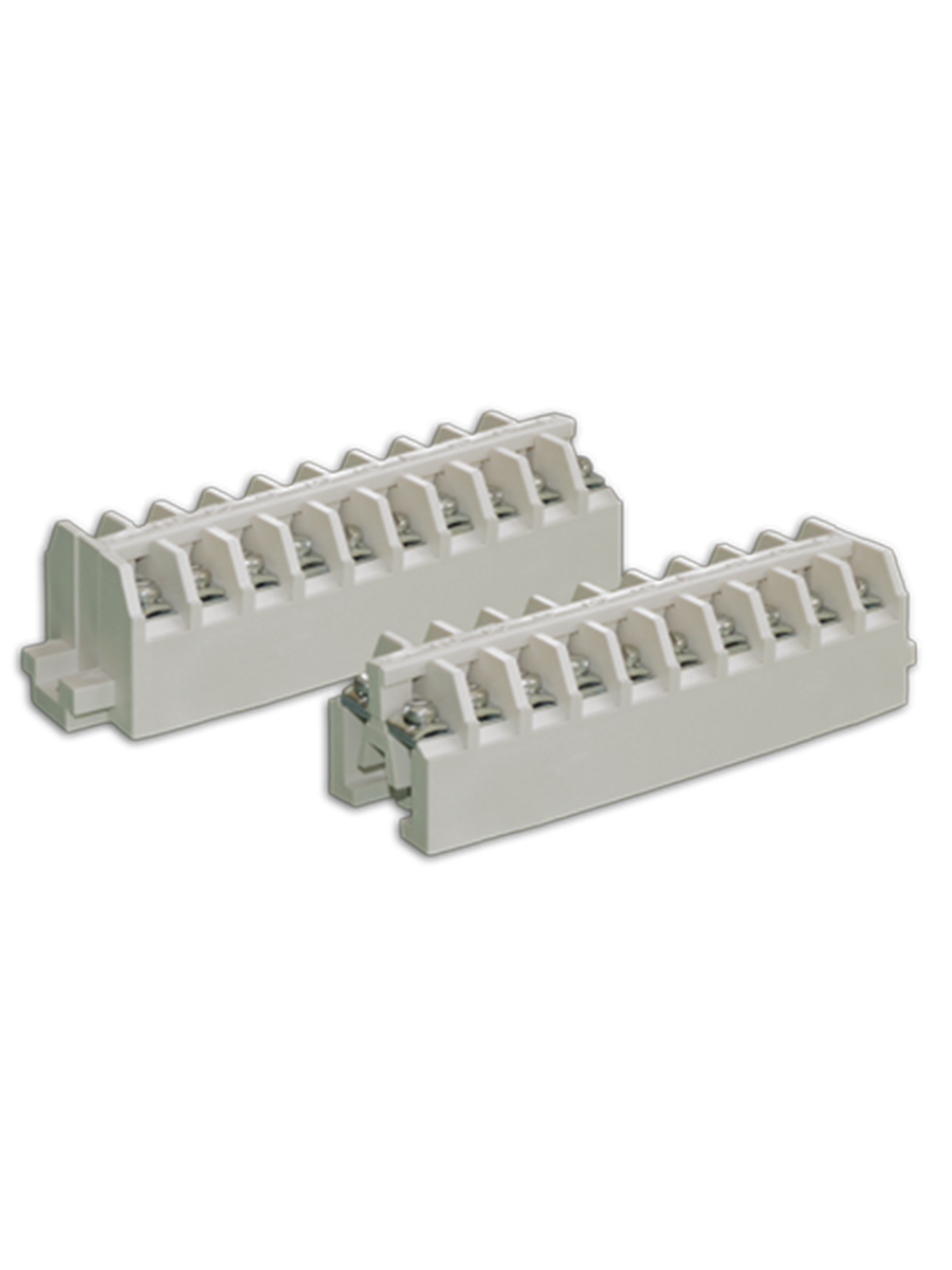 БЗ24-4П25-10У3, 25А, 0,35-4 мм2, десять пар винтовых клемм