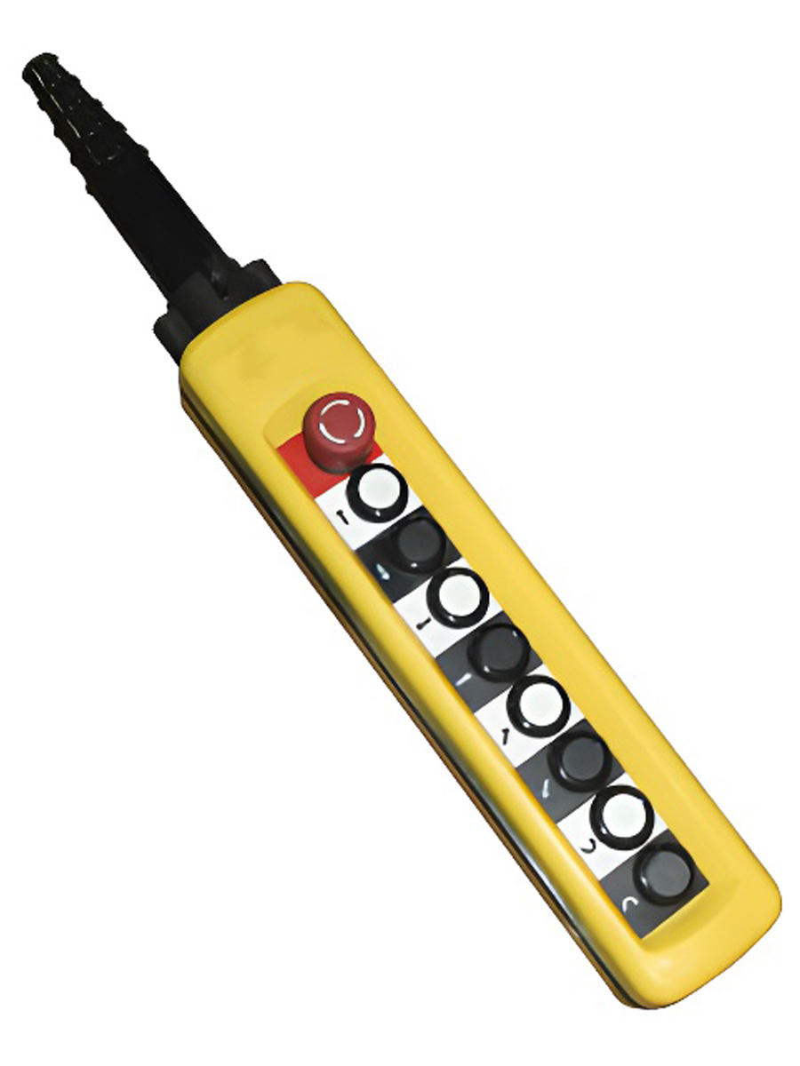 ПКТ-80Б У2,IP65,кн.БЛОКИРОВКА,вверх,вниз,влево,вправо,вперед,назад,по часов.,против часов.,8NO (ЭТ)