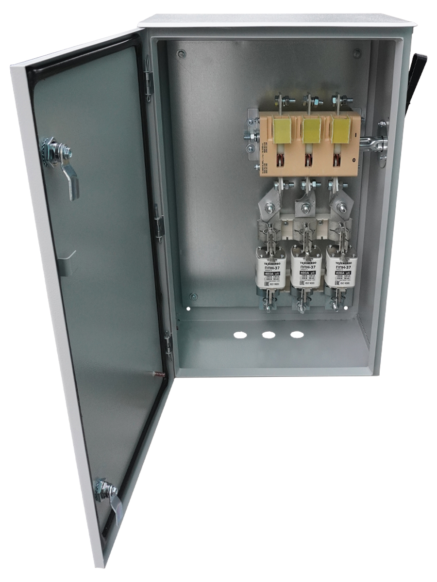 ЯВЗ-34-IP54 УХЛ2, 400А, с ППН-37 400А, держатели медь, шины медь, ЭЛЕКТРОТЕХНИК  